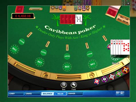  caribbean poker online free game